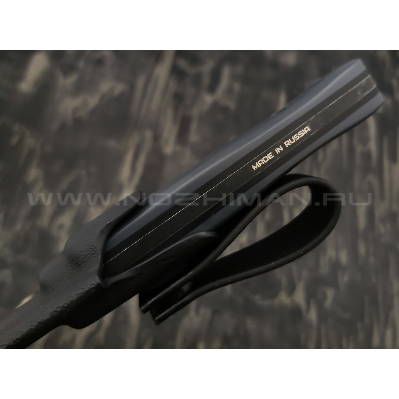 N.C.Custom нож Fang сталь X105 блэквош, рукоять G10 dark grey