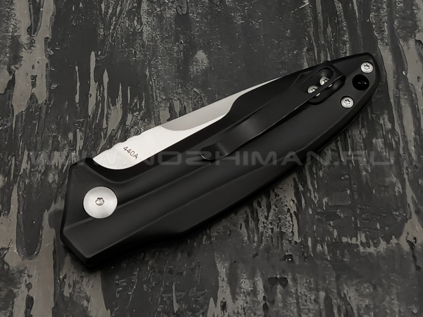 Нож Magnum Final Flick Out Black 01SC062, сталь 440A, рукоять Aluminum