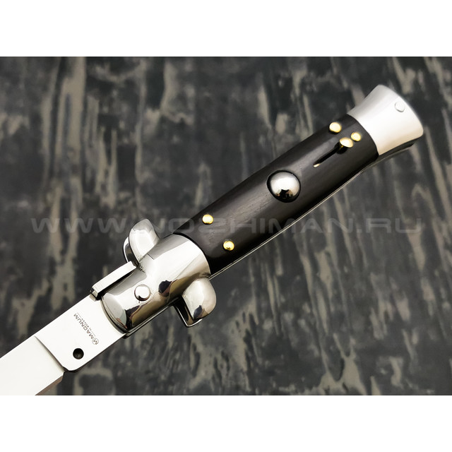 Автоматический нож Magnum Sicilian Needle Dark Wood 01MB278, сталь 440A, рукоять дерево Pakka