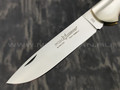 Нож Fox Forest 500, сталь N690Co, рукоять дерево pakka, никель