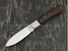 Нож Fox Hunting 210P, сталь 12C27, рукоять дерево палисандр