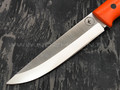Apus Knives нож Maverick, сталь k110 satin, рукоять микарта, G10 orange