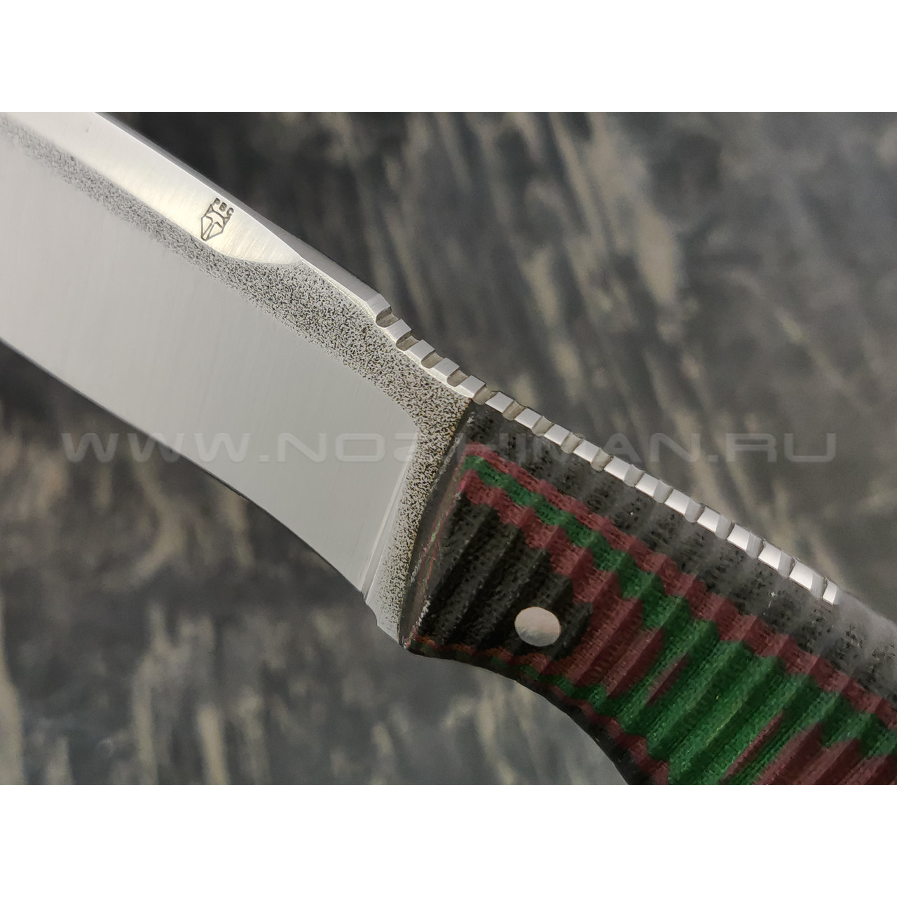 РВС нож Уаз, сталь N690 с крио, рукоять микарта (2)