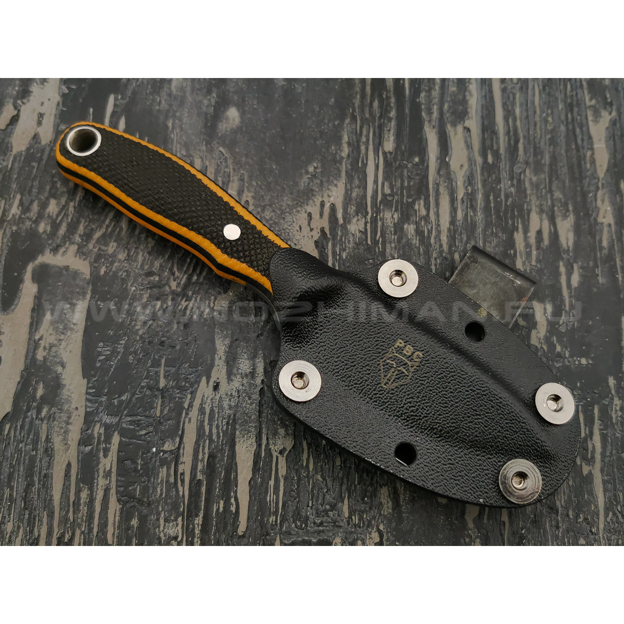 РВС нож Опёнок, сталь M390 с крио, рукоять микарта