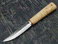 Нож "Якут" сталь Х12МФ, рукоять карельская береза, латунь (Тов. Завьялова)