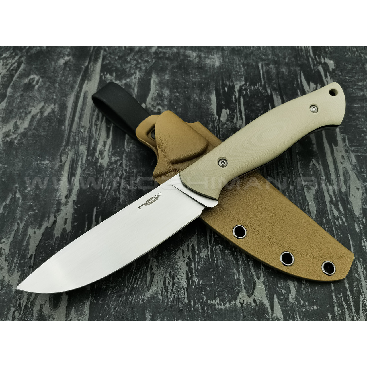 N.C.Custom нож Pride сталь X105 satin, рукоять G10 tan