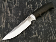 Нож "Олень" сталь D2, рукоять морёный дуб (Тов. Завьялова)
