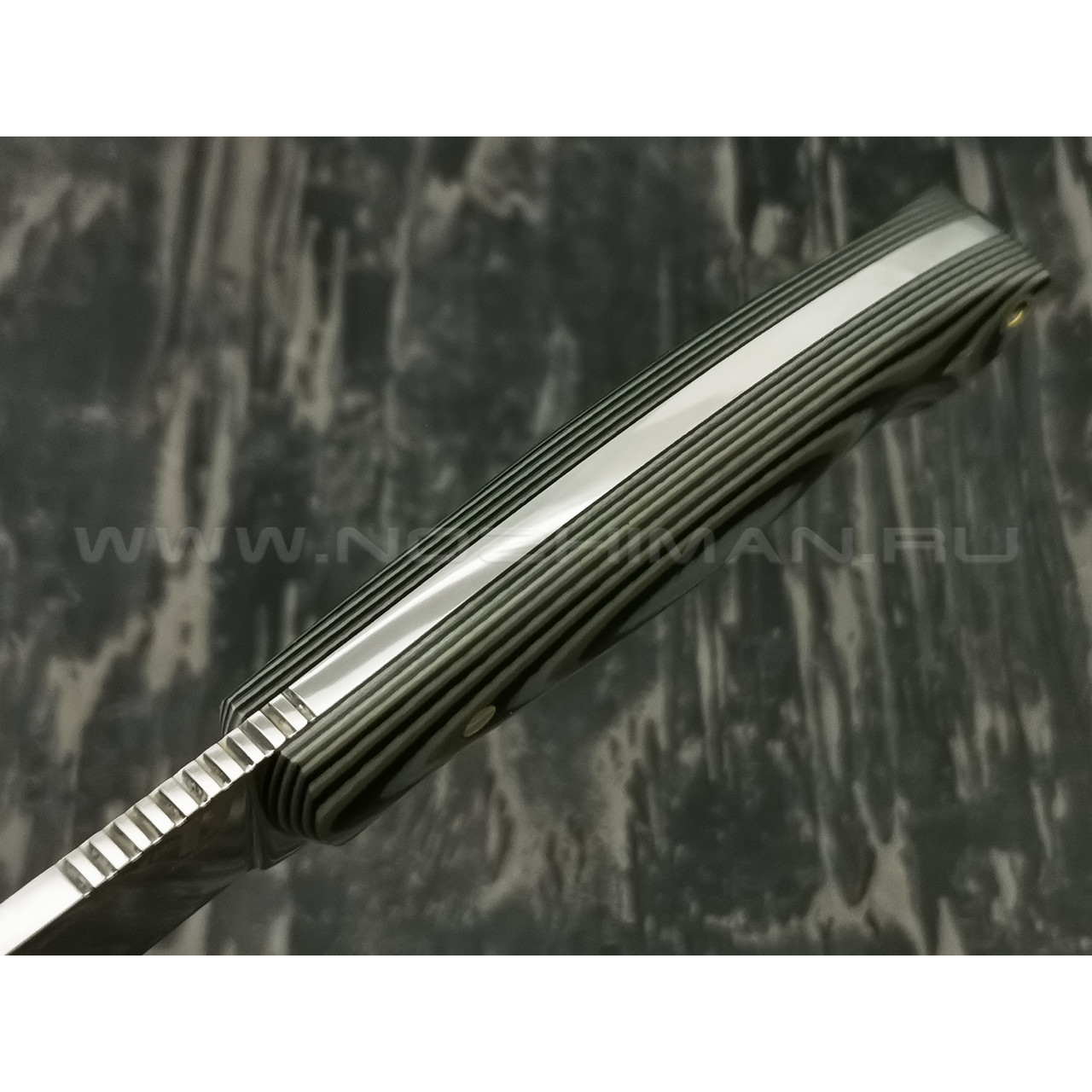 Нож "Рабочий" сталь Vanadis 10, рукоять G10 black-grey-olive (Наследие)