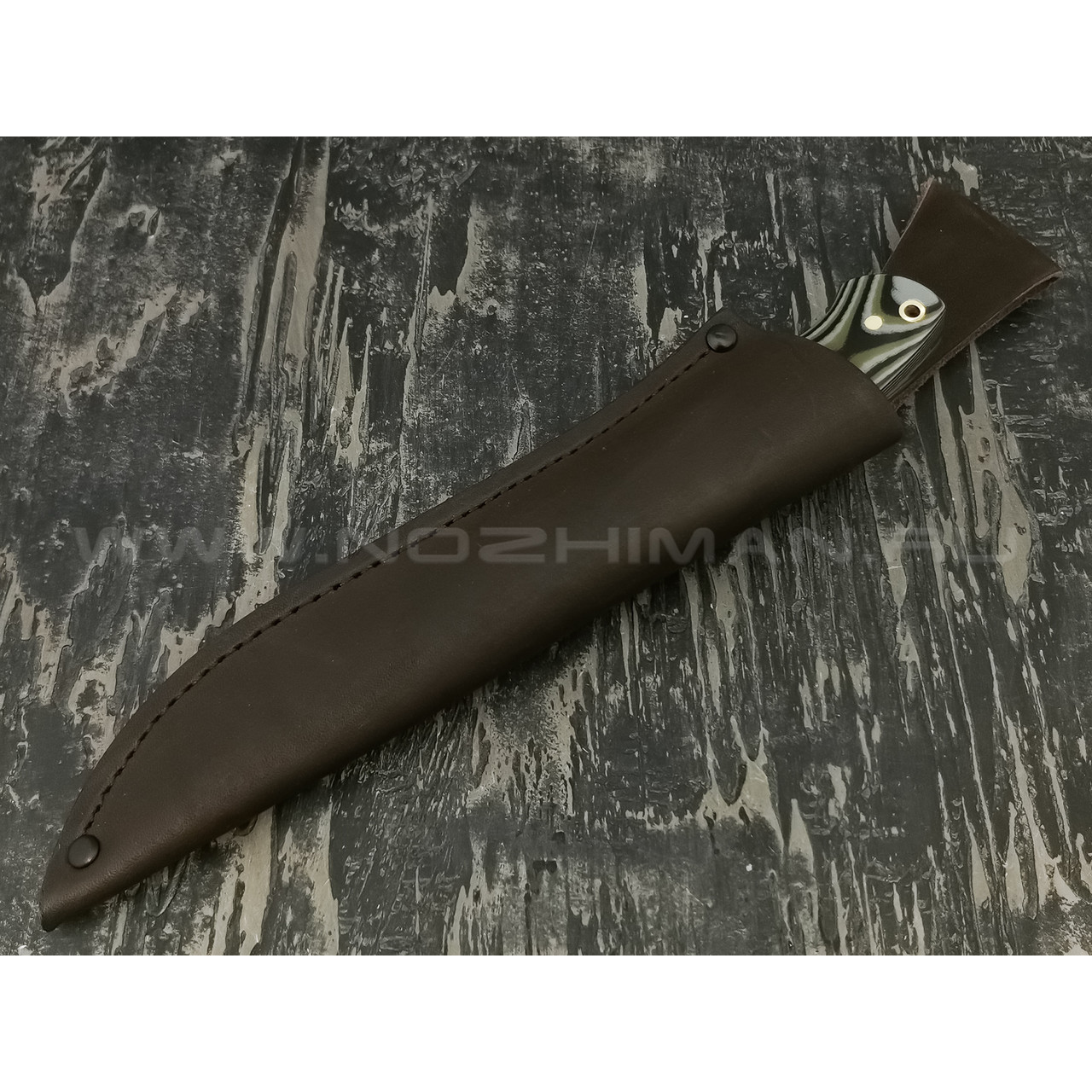 Нож "Рабочий" сталь Vanadis 10, рукоять G10 black-grey-olive (Наследие)