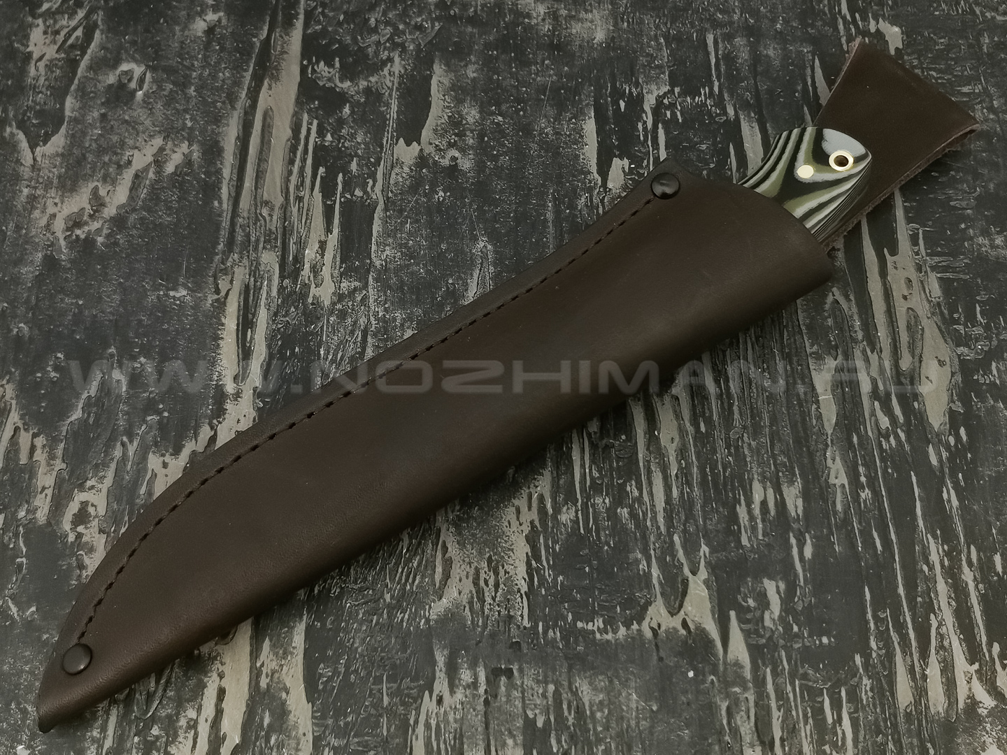Нож "Рабочий" сталь Vanadis 10, рукоять G10 black-grey-olive (Наследие)