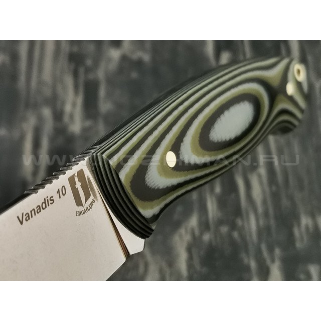 Нож "Рабочий" сталь Vanadis 10, рукоять G10 black-grey-olive (Наследие)