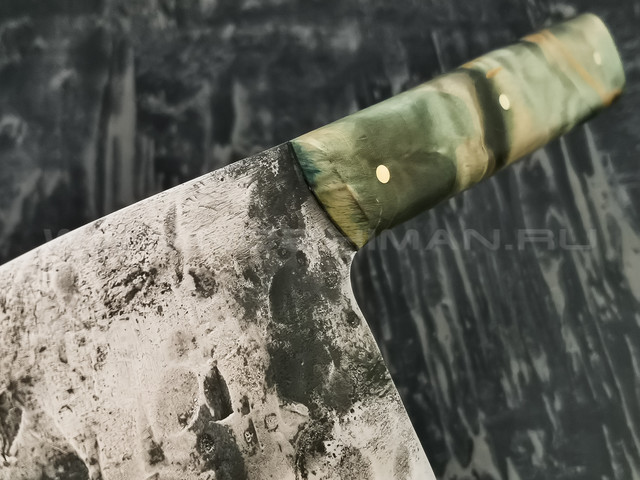 Нож "Сербский шеф" сталь Х12МФ, рукоять карельская береза (Тов. Завьялова)