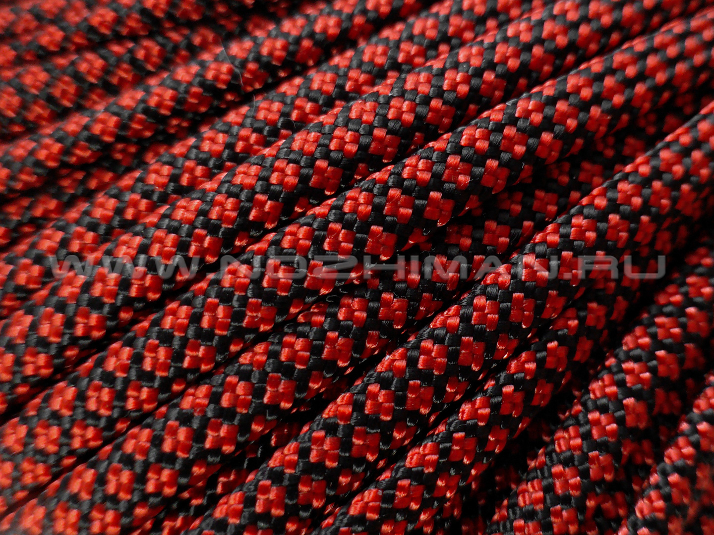 Paracord 550 Fire Red Diamond