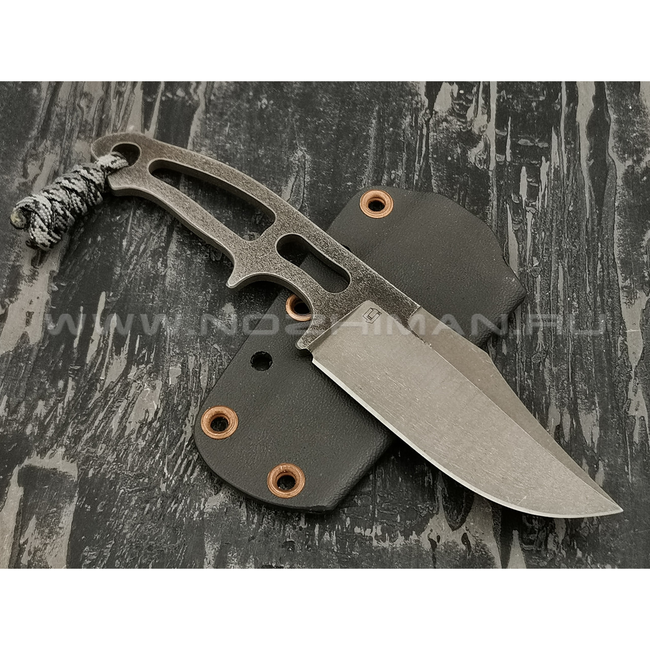 1-й Цех нож "Фугу" сталь K110, рукоять сталь
