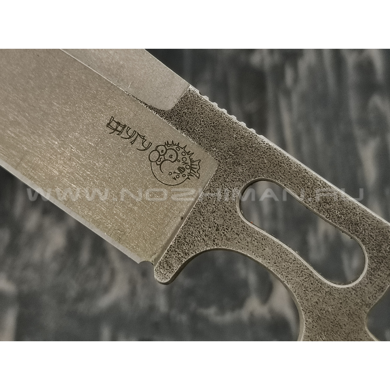 1-й Цех нож "Фугу" сталь K110, рукоять сталь