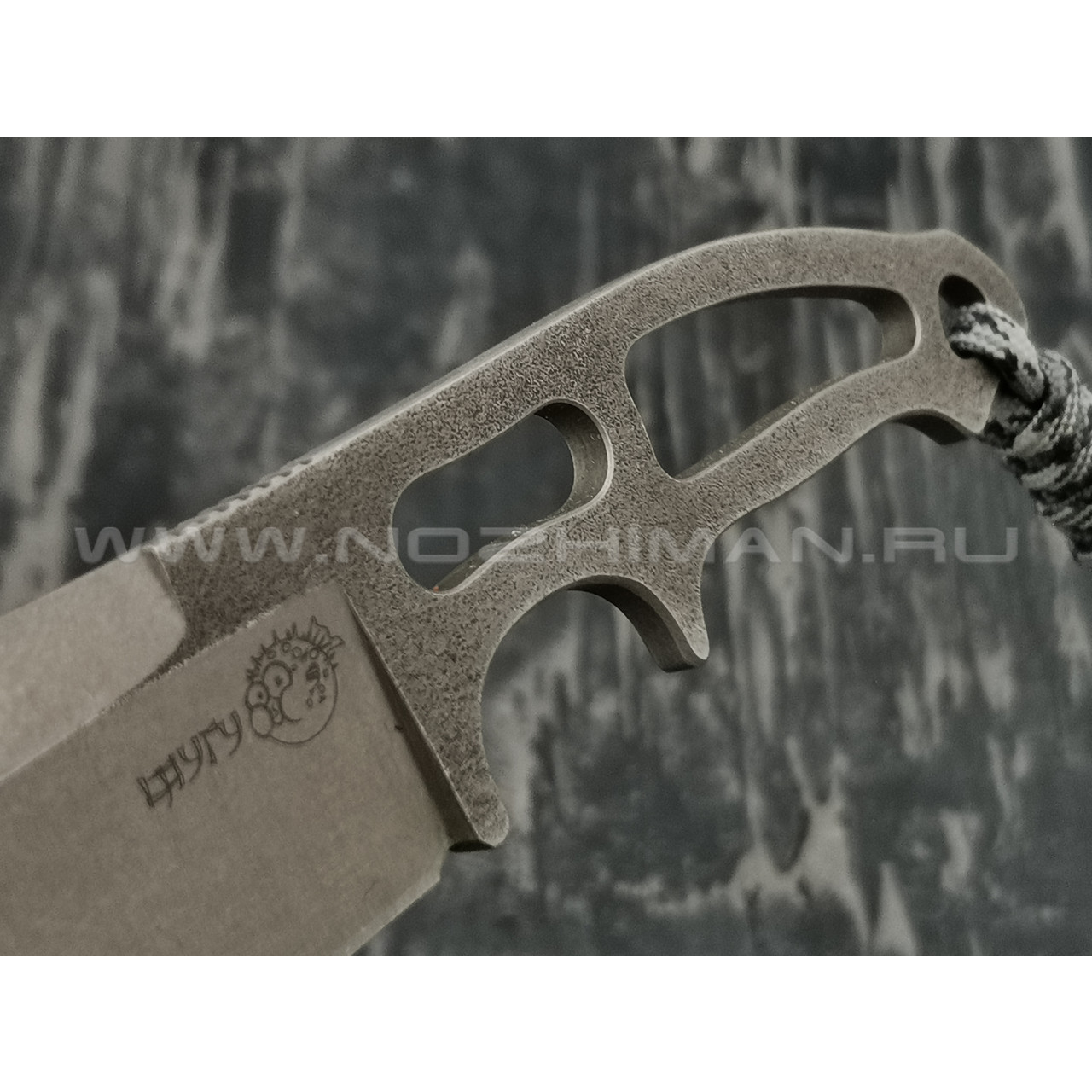 1-й Цех нож "Фугу" сталь K110, рукоять сталь