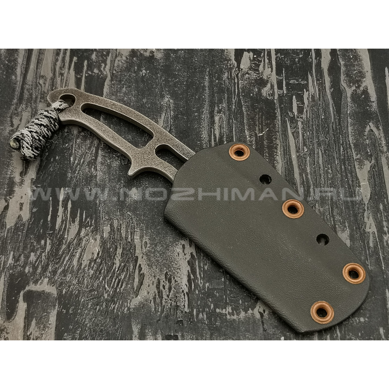 1-й Цех нож "Фугу" сталь K110, рукоять сталь