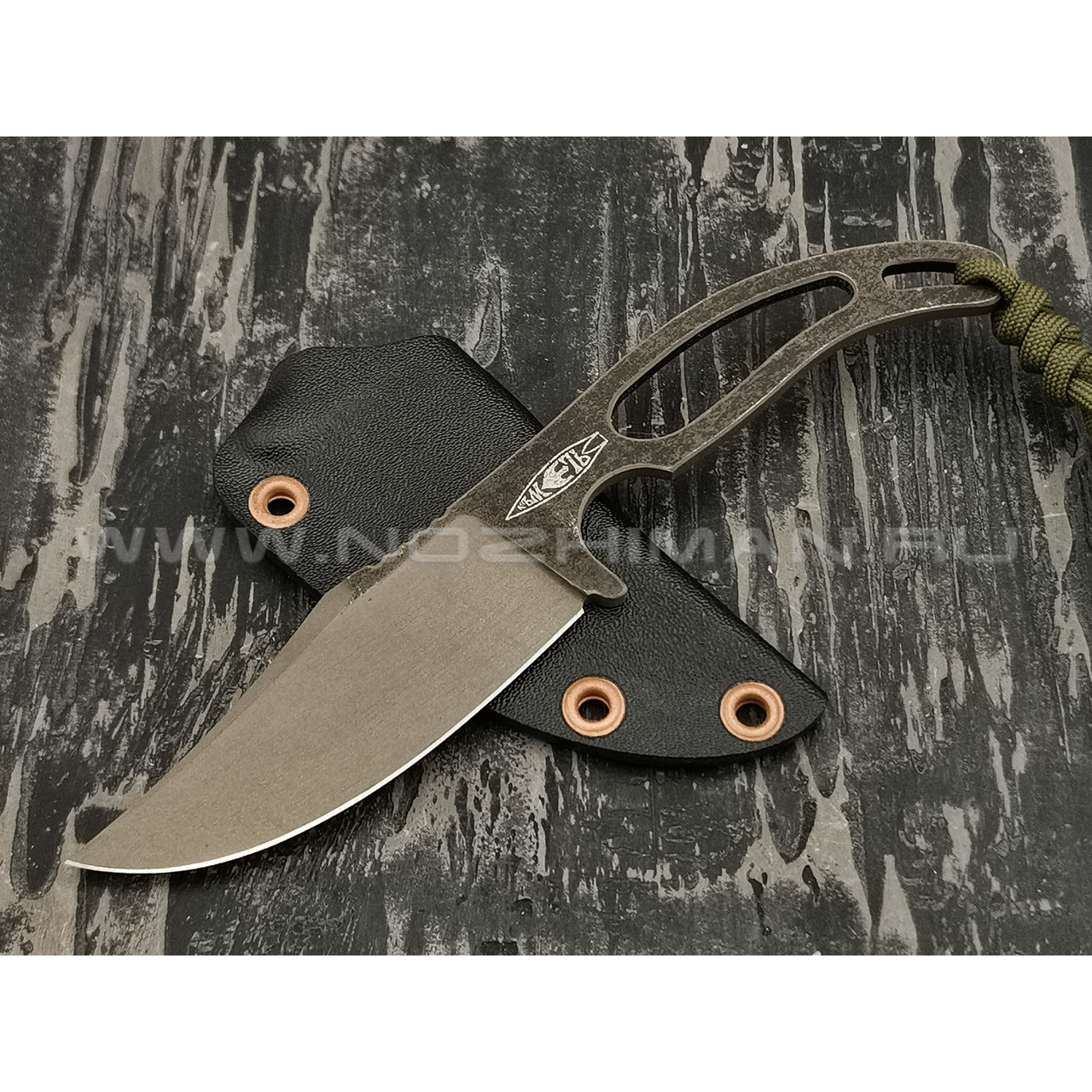 1-й Цех нож "Къметь" сталь K110, рукоять сталь