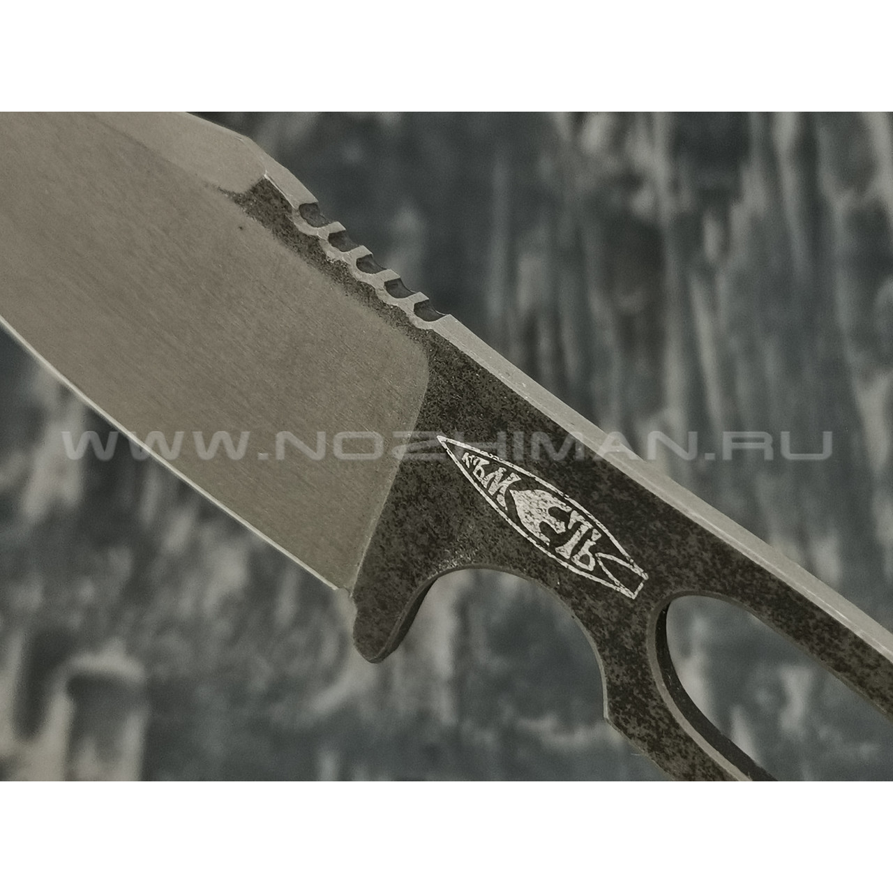 1-й Цех нож "Къметь" сталь K110, рукоять сталь