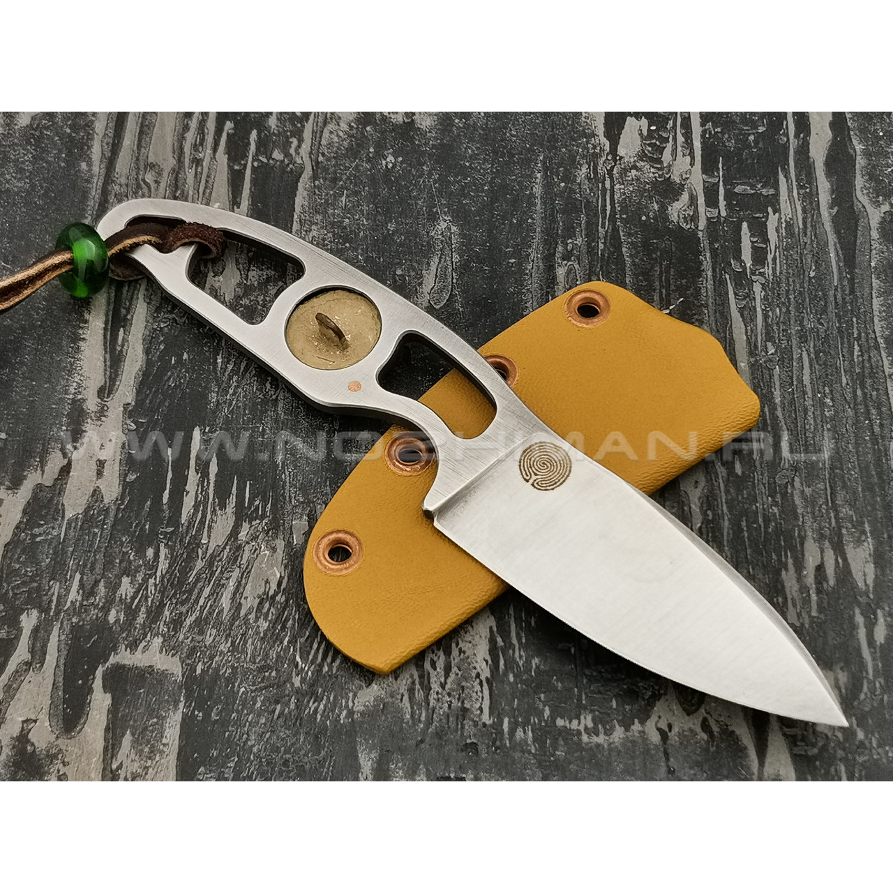 1-й Цех нож "Капсула времени" сталь K110, рукоять сталь
