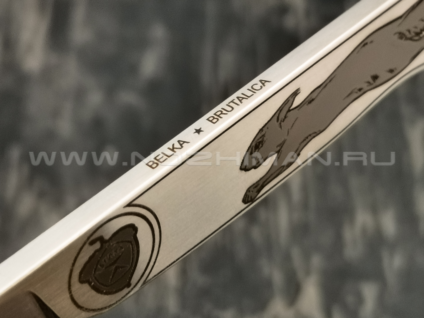 Нож Brutalica Belka fixed сталь Aus-8, рукоять сталь