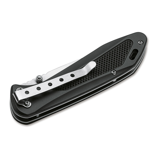 Нож Magnum Advance Checkering Black 01RY302 сталь 440C рукоять Aluminum