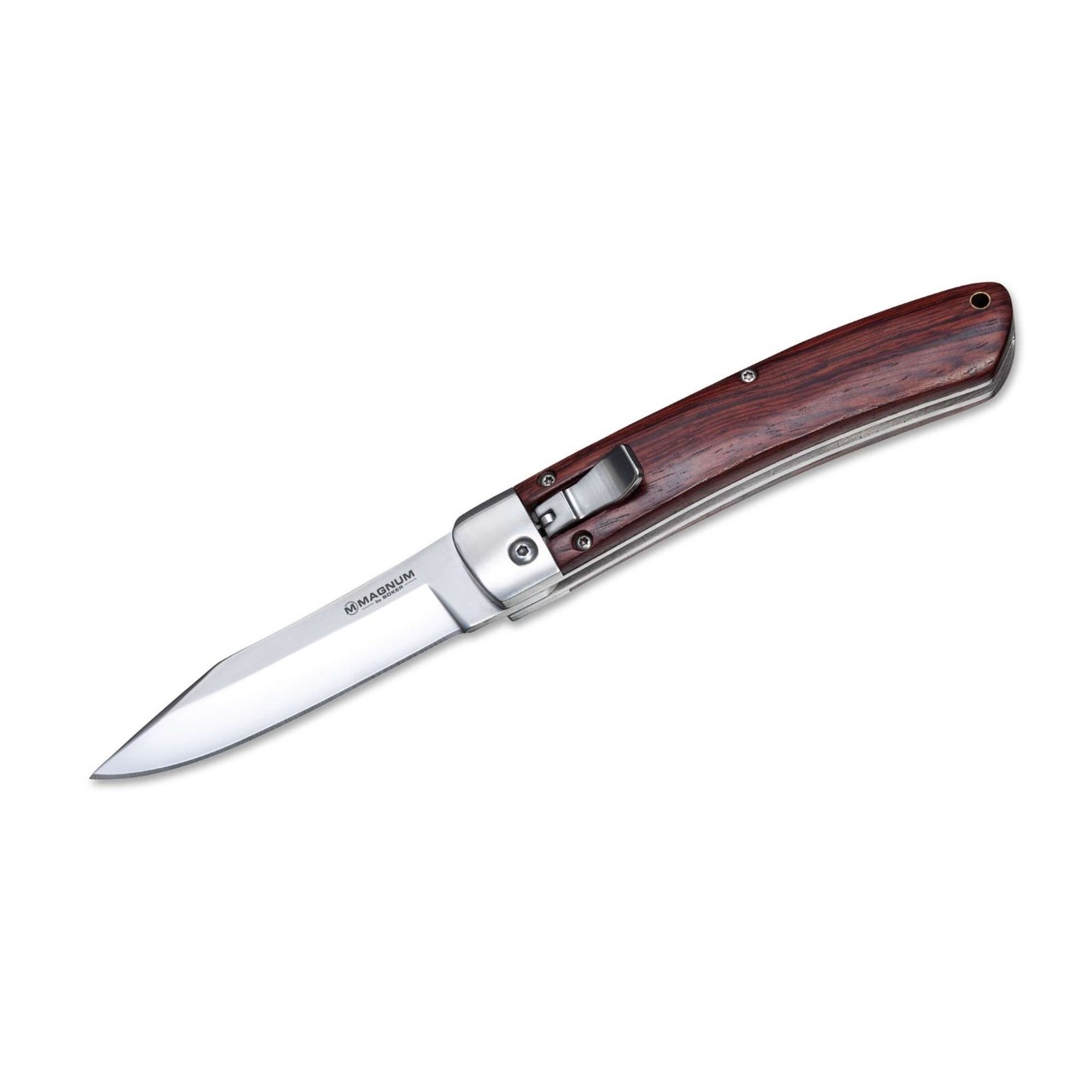 Нож Magnum Automatic Classic 01RY911 сталь 440A рукоять дерево Rosewood