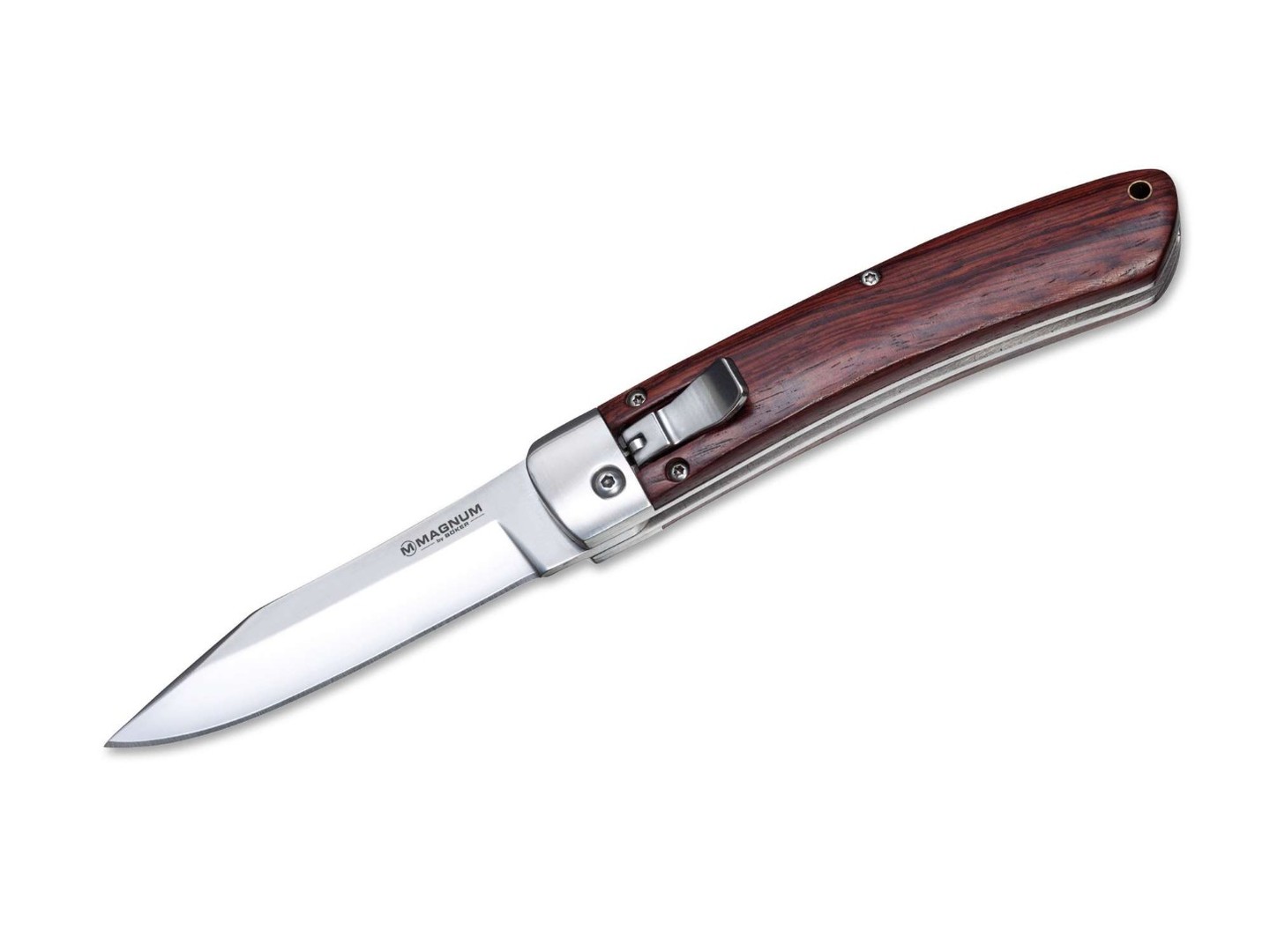 Нож Magnum Automatic Classic 01RY911 сталь 440A рукоять дерево Rosewood