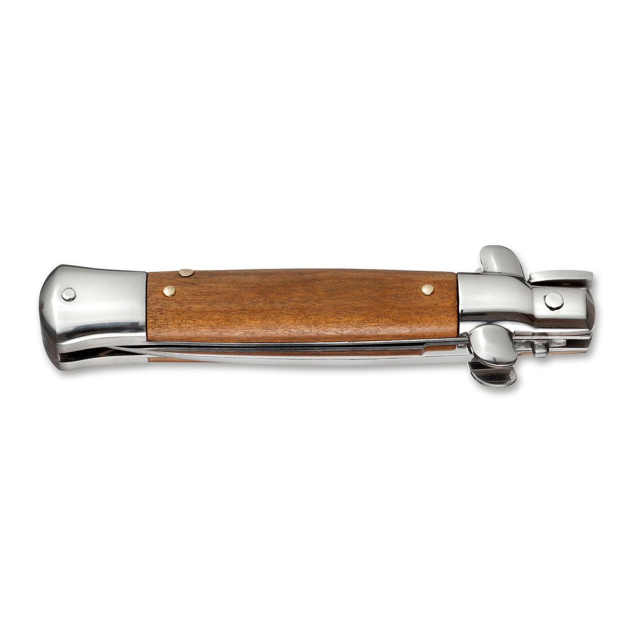Автоматический нож Magnum Sicilian Needle Olive Wood 01MB279 сталь 440A рукоять дерево олива