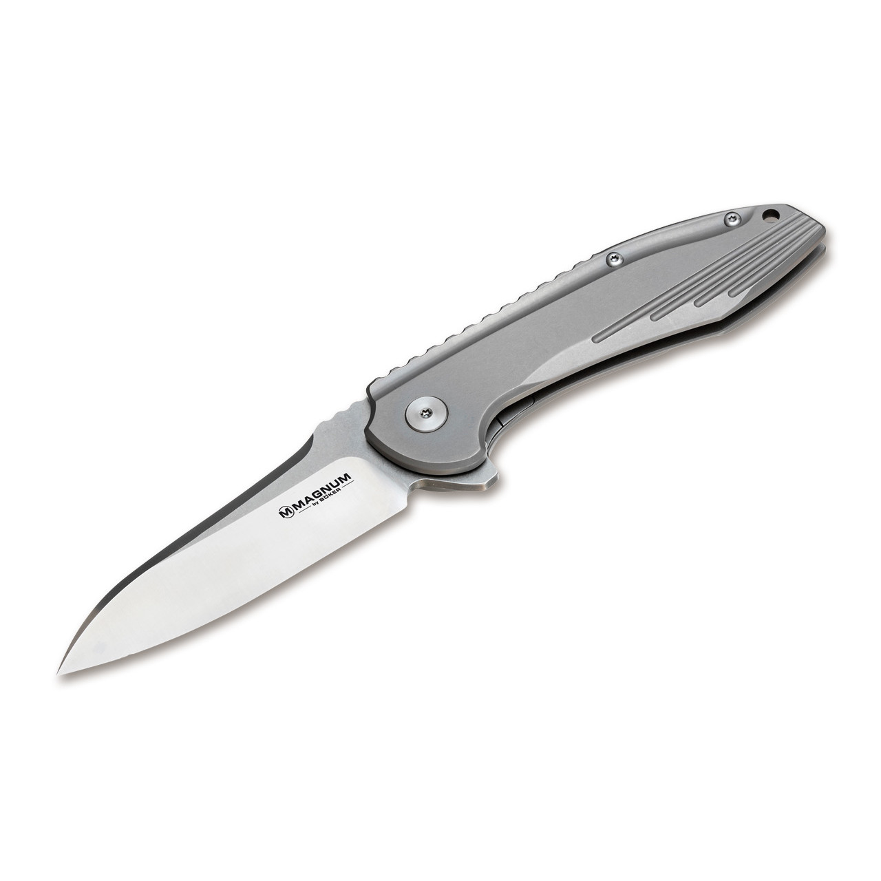Нож Magnum Quantum 01RY975 сталь 440A рукоять Stainless Steel