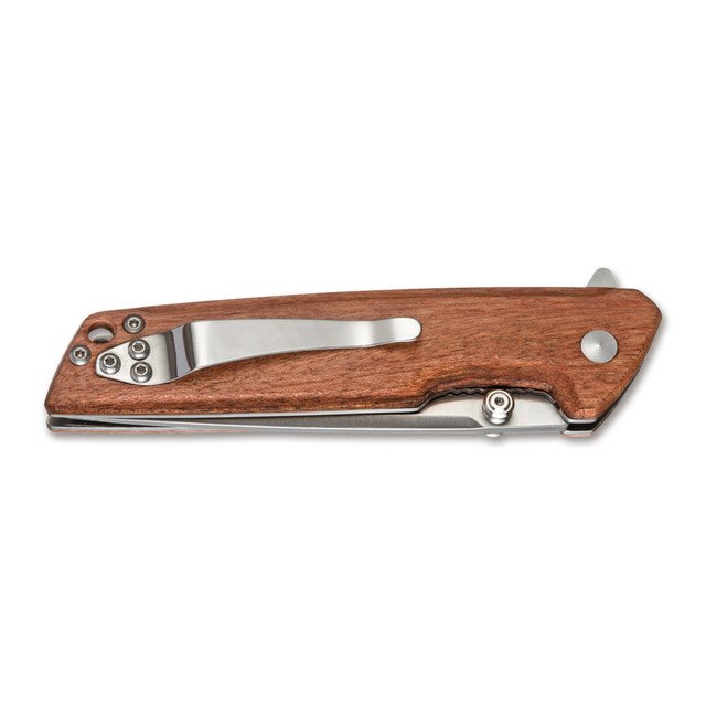 Нож Magnum Straight Brother Wood 01MB723 сталь 440A рукоять дерево Bubinga