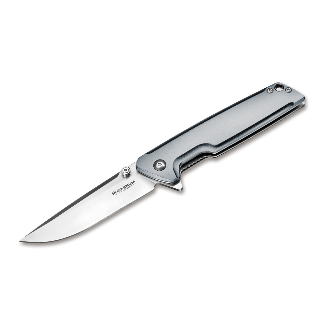 Нож Magnum Straight Brother Aluminium 01MB722 сталь 440A рукоять Aluminum