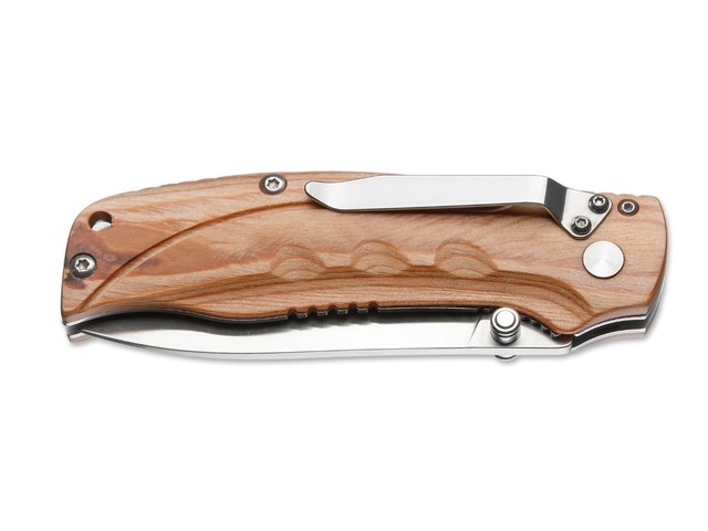 Нож Magnum Pakka Hunter 01MB700 сталь 440B рукоять дерево Pakka