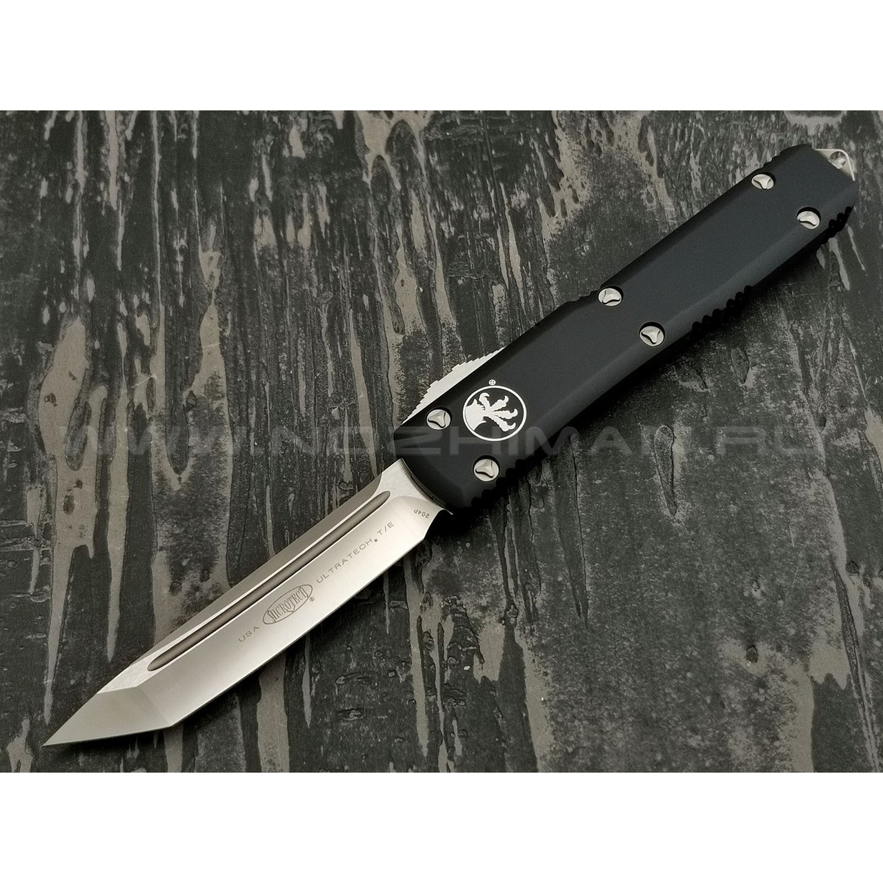 Нож Microtech Ultratech 123-4 Танто сталь M390, рукоять Алюминий 6061-T6