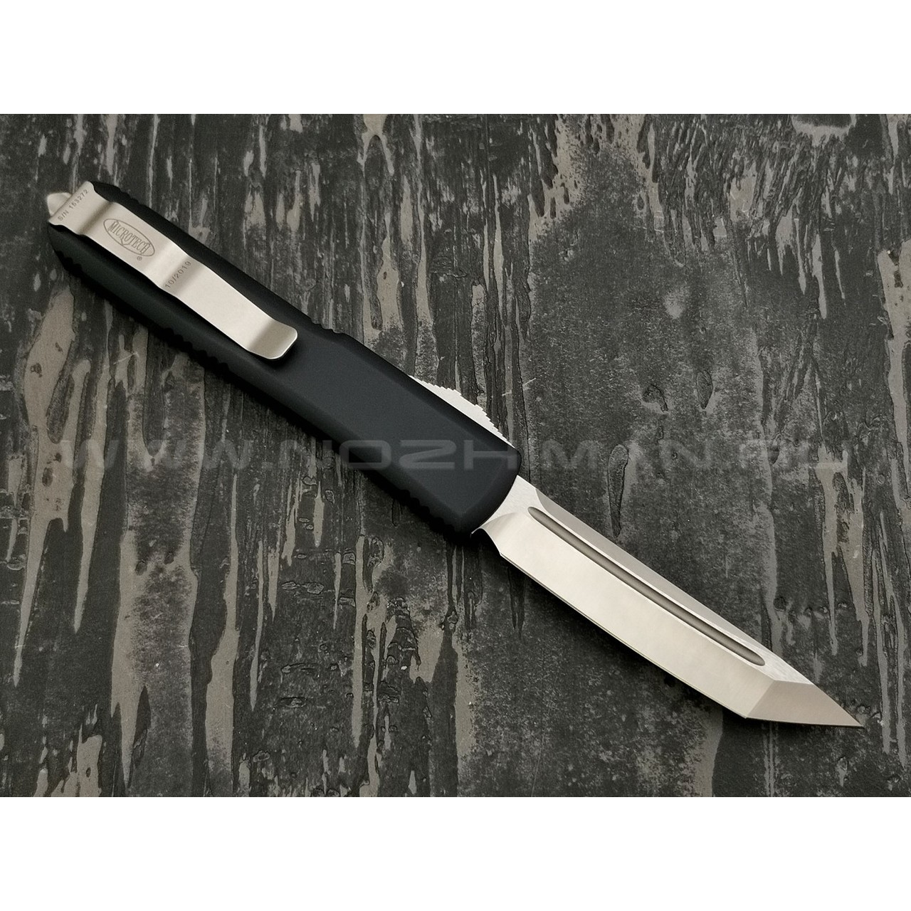 Нож Microtech Ultratech 123-4 Танто сталь M390, рукоять Алюминий 6061-T6