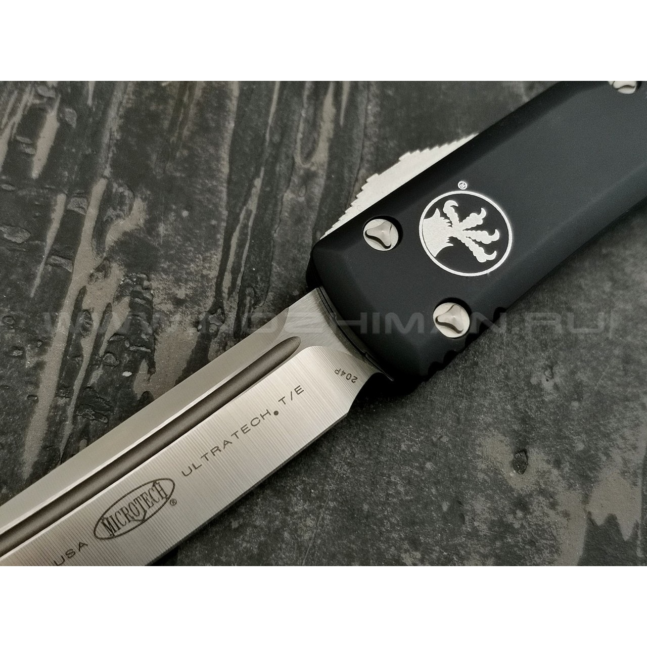 Нож Microtech Ultratech 123-4 Танто сталь M390, рукоять Алюминий 6061-T6