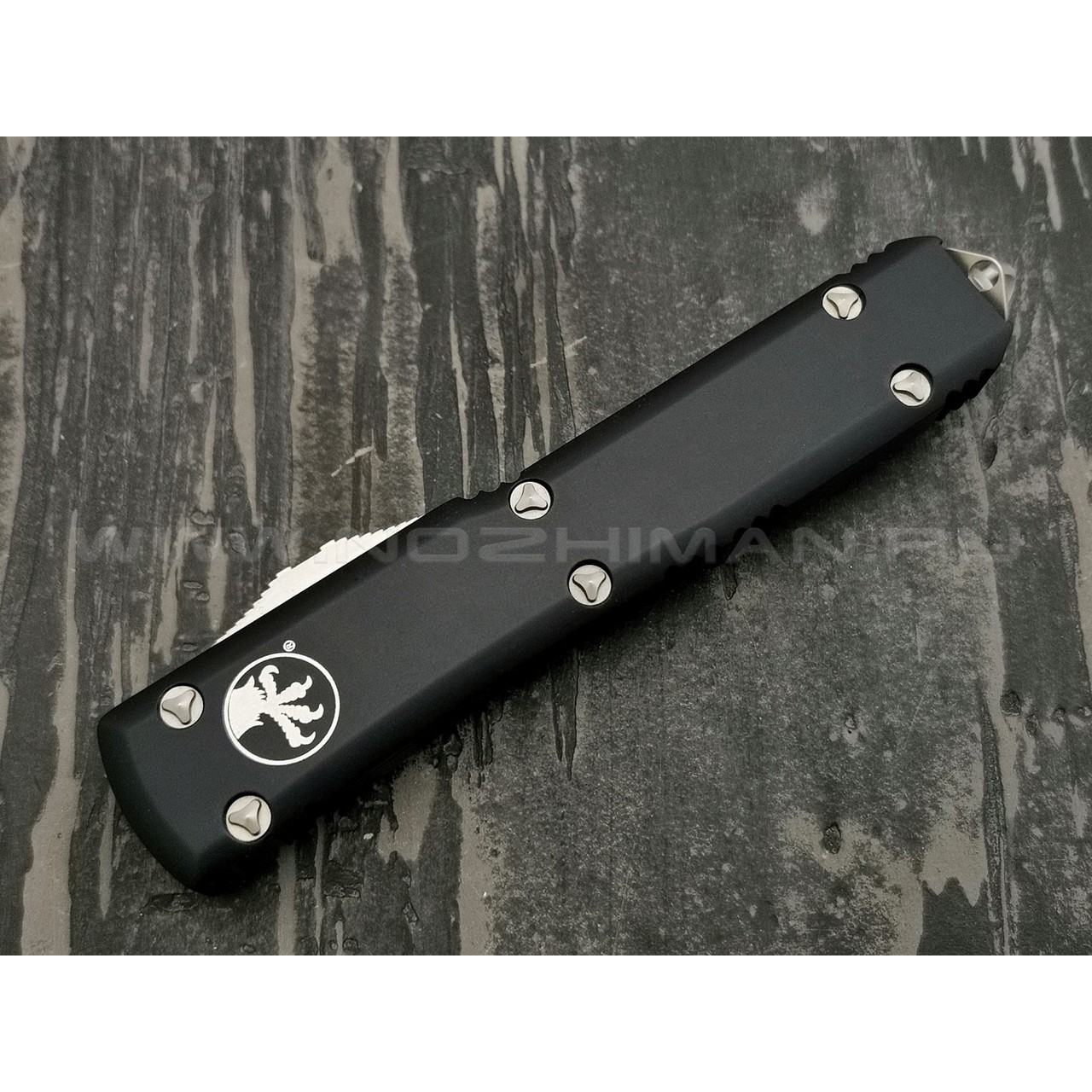 Нож Microtech Ultratech 123-4 Танто сталь M390, рукоять Алюминий 6061-T6