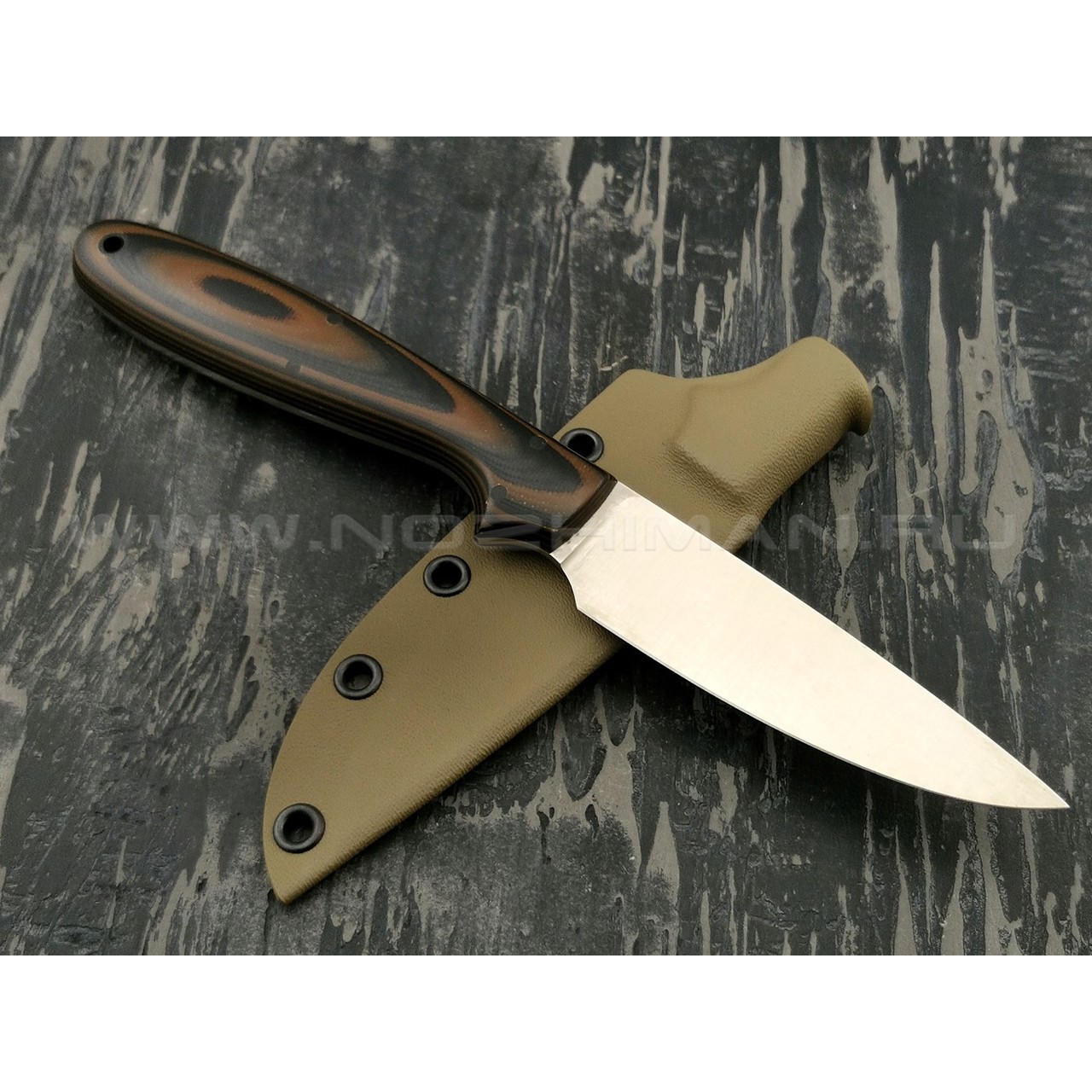 Апус нож Wilson сталь K110 рукоять G10 Black & Brown