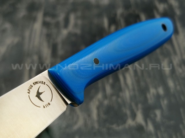 Apus Knives нож Tootpick сталь K110 рукоять G10 Blue