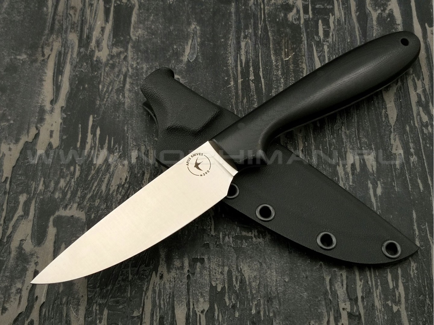 Apus Knives нож Wilson сталь M390 рукоять G10 Black
