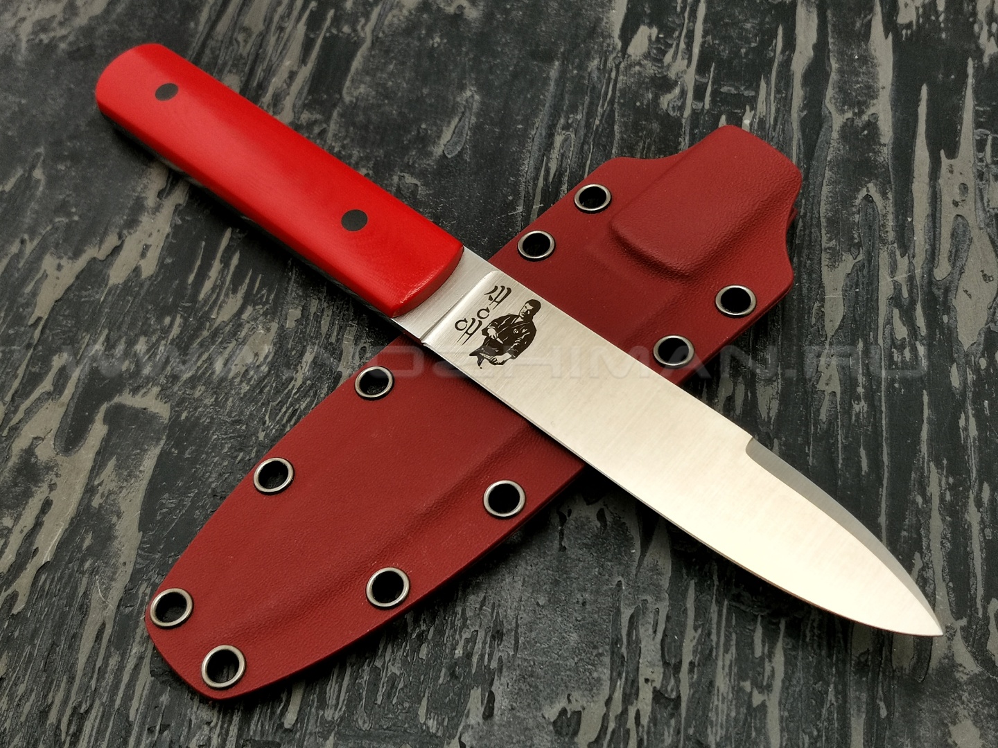 Нож Sihan Limited сталь N690 рукоять G10 red