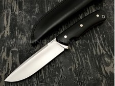Кметь нож Акула сталь M390 рукоять G10 black