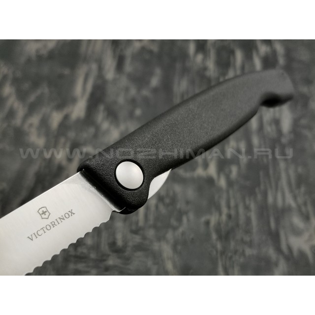 Складной кухонный нож Victorinox 6.7833.FB black сталь X50CrMoV15 рукоять PP