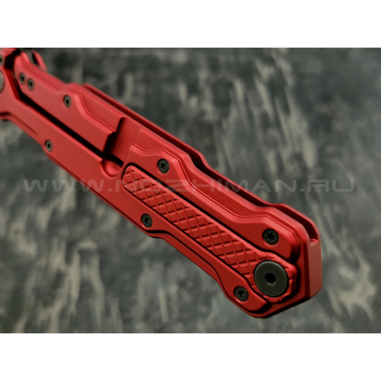 Mr.Blade нож Cosmo сталь Sleipner Black DLC, рукоять Aluminum Ergal Red