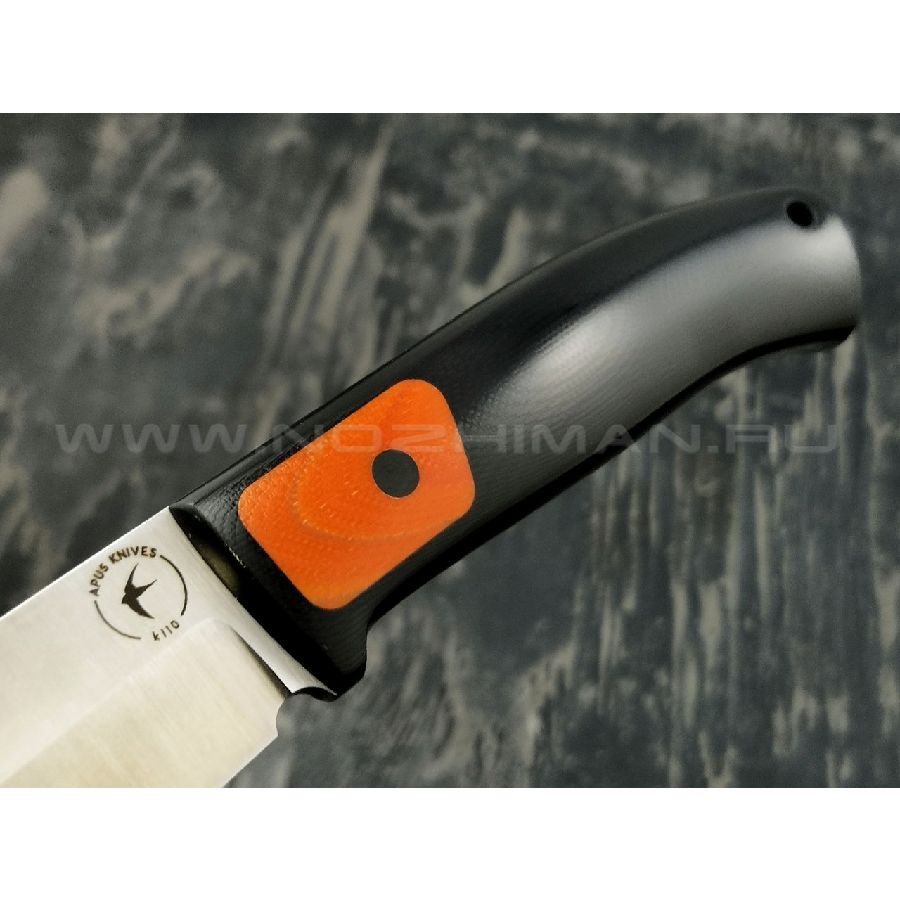 Апус нож Destruktor West сталь K110 рукоять G10 black & orange