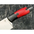 Апус нож Santoku сталь N690 рукоять G10 puzzle black & red Апус нож Santoku сталь N690 рукоять G10 puzzle black & red