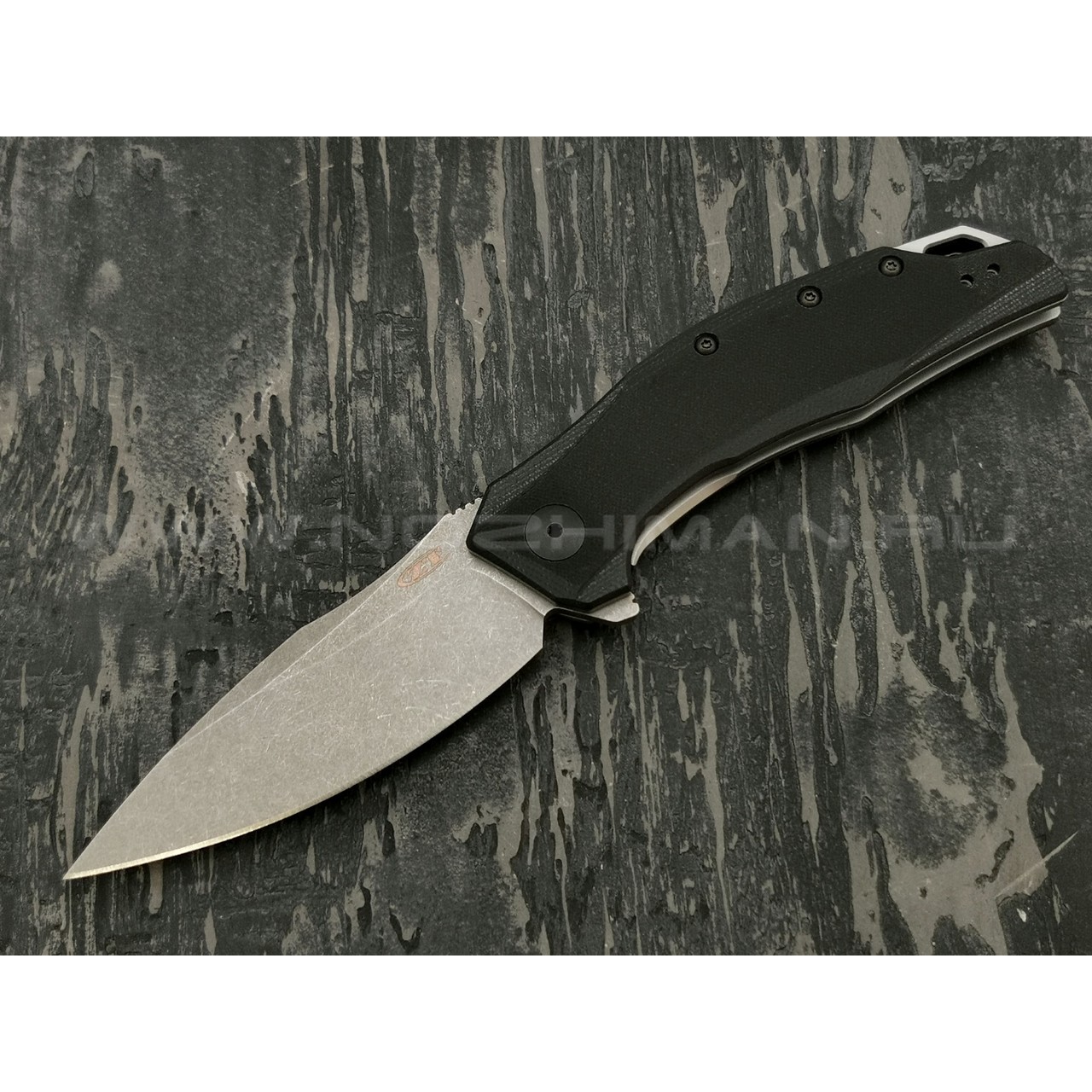 Zero Tolerance нож 0357 сталь CPM 20CV стоунвош, рукоять G10 black
