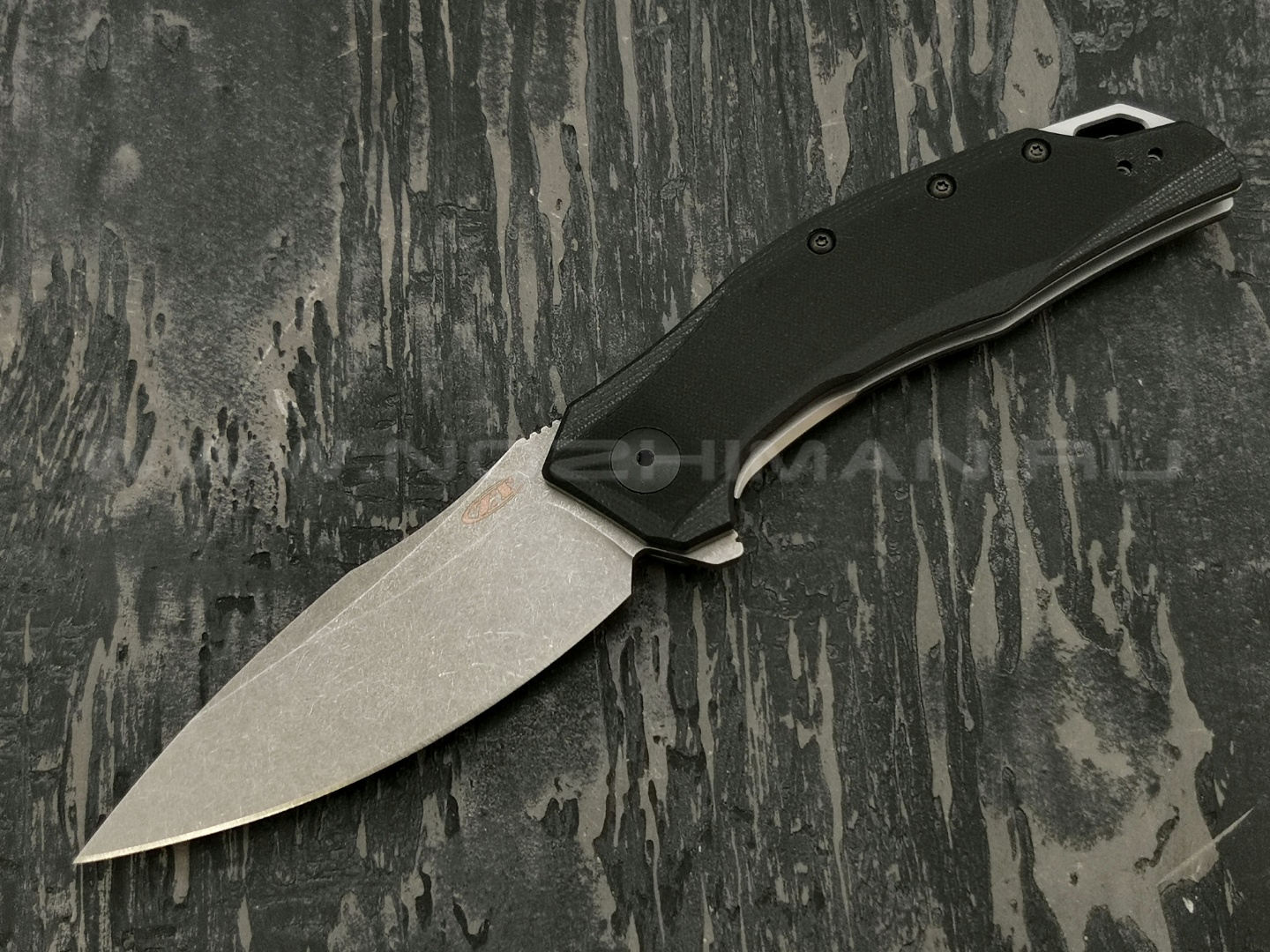 Zero Tolerance нож 0357 сталь CPM 20CV stonewash, рукоять G10 black