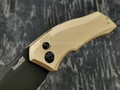Нож Kershaw Launch 1 7100TANBLK сталь CPM154 DLC black рукоять Aluminum 6061-T6 Tan