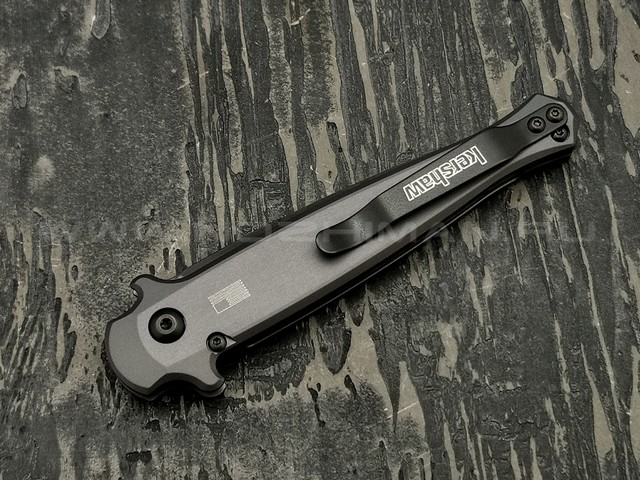 Нож Kershaw Launch 8 7150GRYBLK сталь CPM154 DLC black рукоять Carbon fiber, Aluminum 6061-T6 Grey